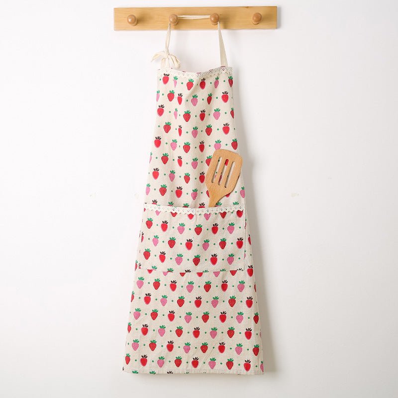 Cotton and linen Kitchen Apron - Nexxcart