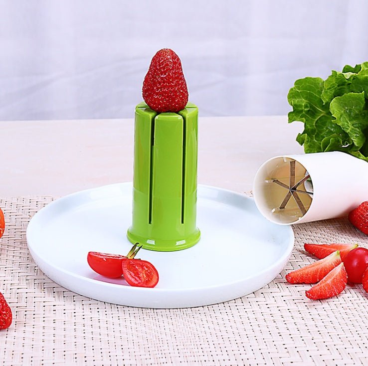 Creative Vegetable Cutters Fruit Kitchen Cucumber Carrot Divider Strawberry Slicer Splitter Kitchen Gadget Accessories - Nexxcart