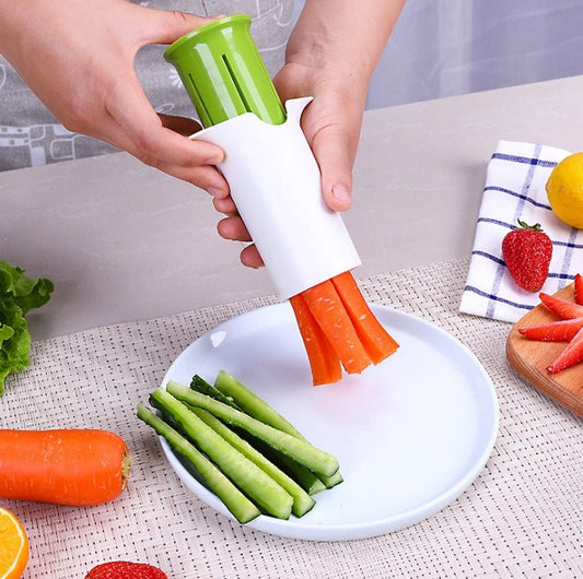 Creative Vegetable Cutters Fruit Kitchen Cucumber Carrot Divider Strawberry Slicer Splitter Kitchen Gadget Accessories - Nexxcart