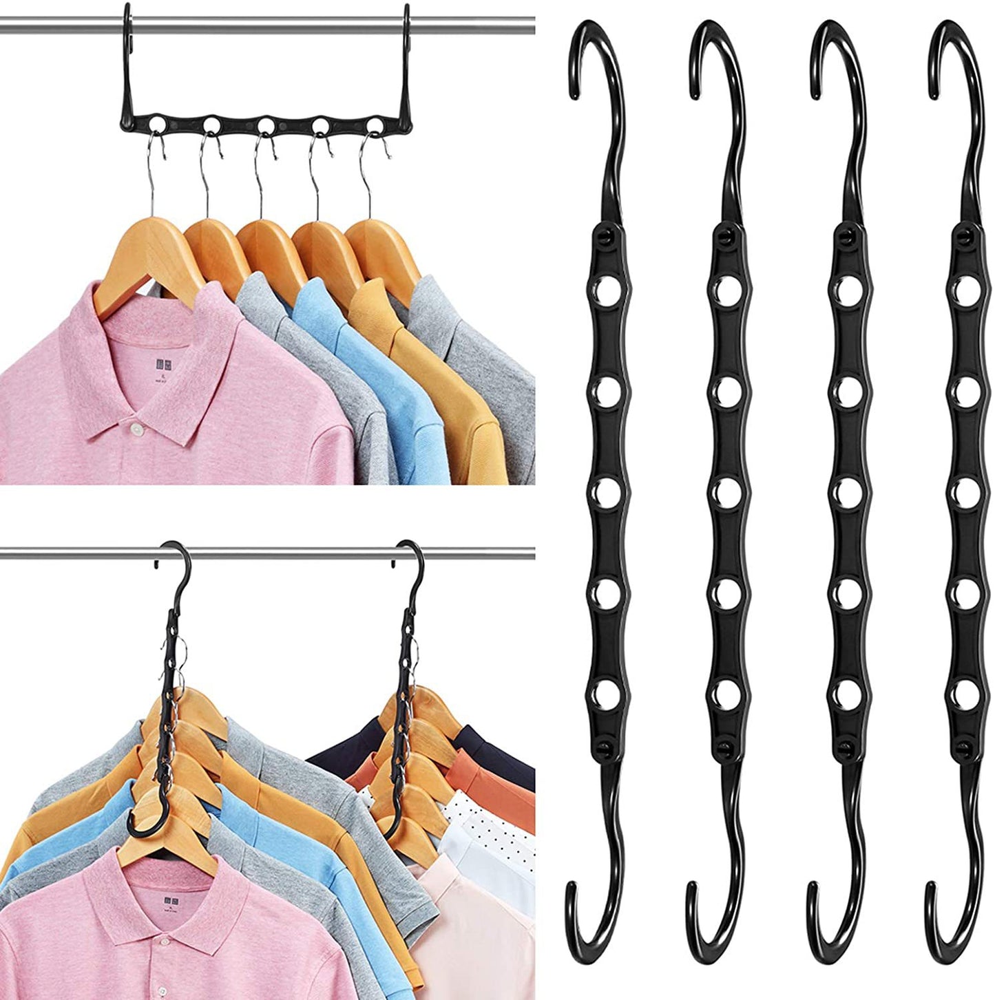 Simple Magic Hanger Connecting Hook Can Be Folded And Rotated