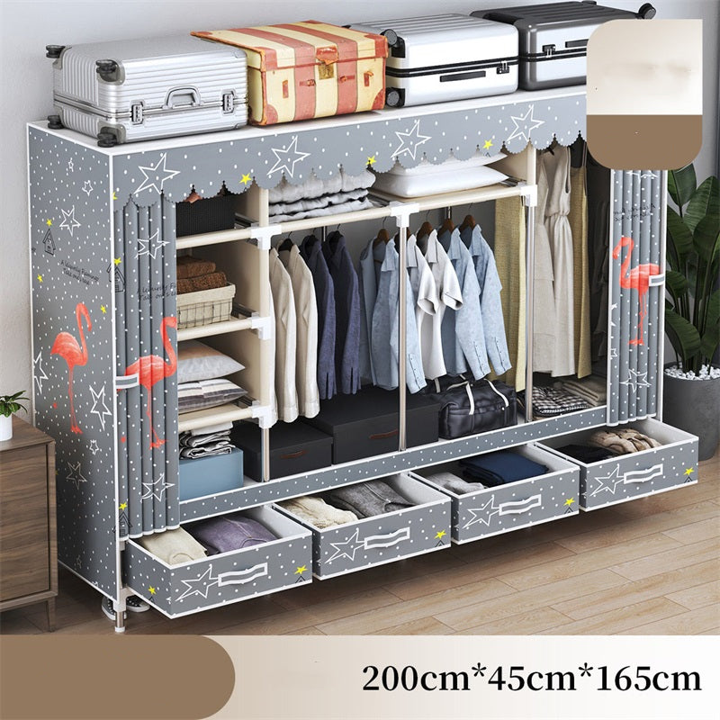 Simple Durable Cloth Belt Drawer Cloth Wardrobe