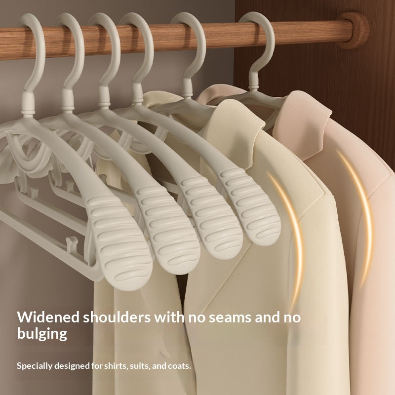 Wide-shoulder Hangers With Non-slip No-mark Designextra-wide And Padded For Winter