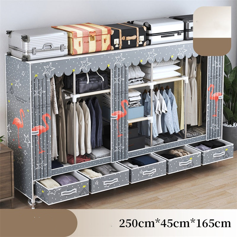 Simple Durable Cloth Belt Drawer Cloth Wardrobe