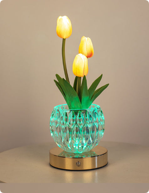LED Tulip Night Light USB Remote Control Touch Dual Control 16 Colors