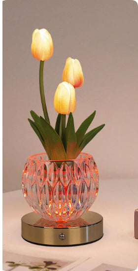 LED Tulip Night Light USB Remote Control Touch Dual Control 16 Colors