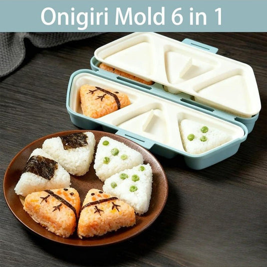 Foldable Creative Bento Box Onigiri Mold Set - Nexxcart