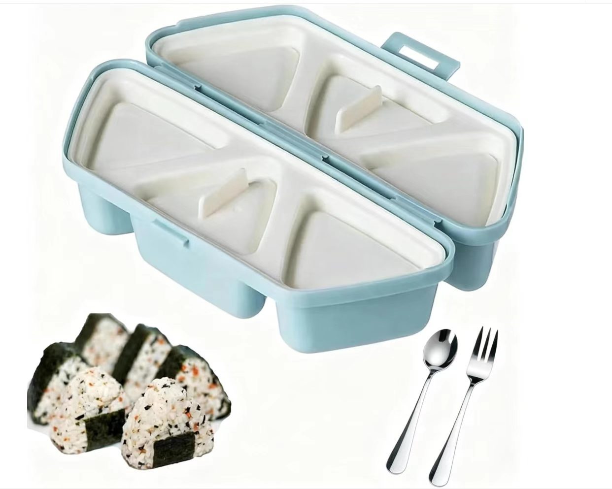 Foldable Creative Bento Box Onigiri Mold Set - Nexxcart
