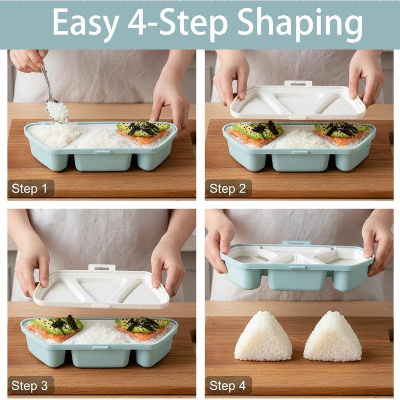 Foldable Creative Bento Box Onigiri Mold Set - Nexxcart