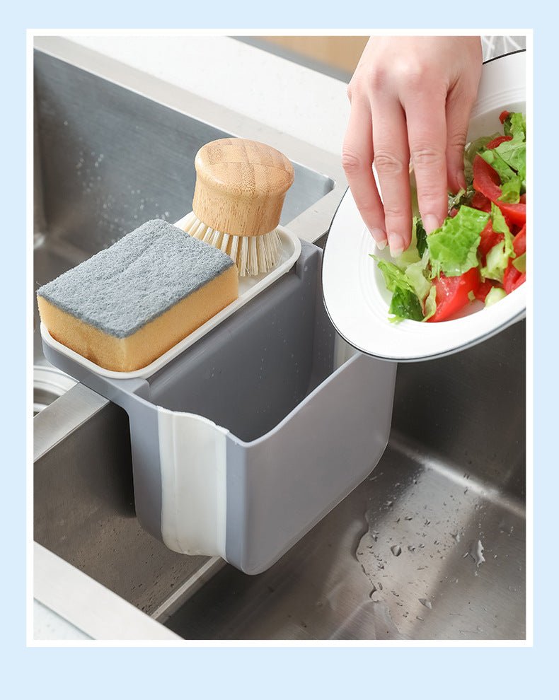Foldable Drain Filter Shelf Kitchen Drain Basket - Nexxcart