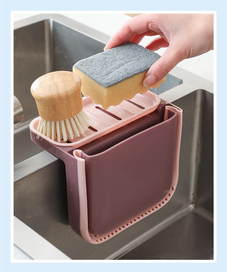 Foldable Drain Filter Shelf Kitchen Drain Basket - Nexxcart