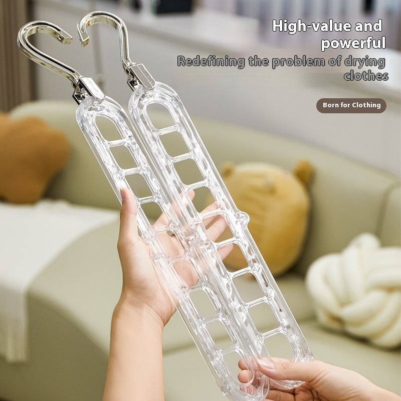 Glacier Pattern Nine - hole Hanger Household Foldable And Contractible - Nexxcart