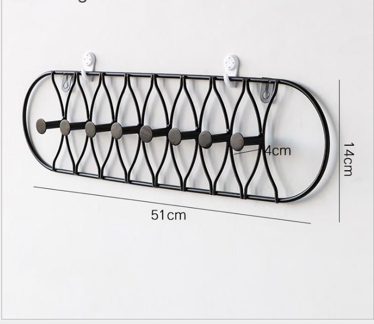 Home Fashion Minimalist Iron Coat Hooks - Nexxcart