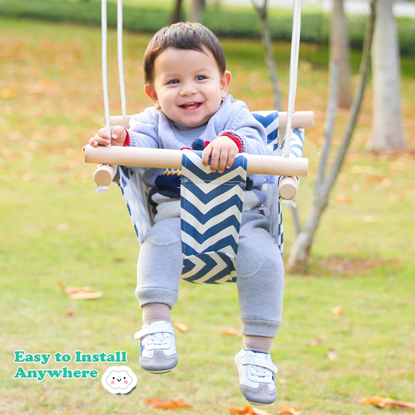 Infant Hanging Chair Child Baby Home Seat Folding Canvas Swing - Nexxcart