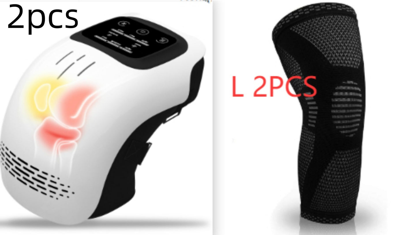 Intelligent Home Use Electric Intelligent Kneading Heating Knee Massager Rechargeable Pain Relief Infrared Laser Vibration Knee Massager - Nexxcart