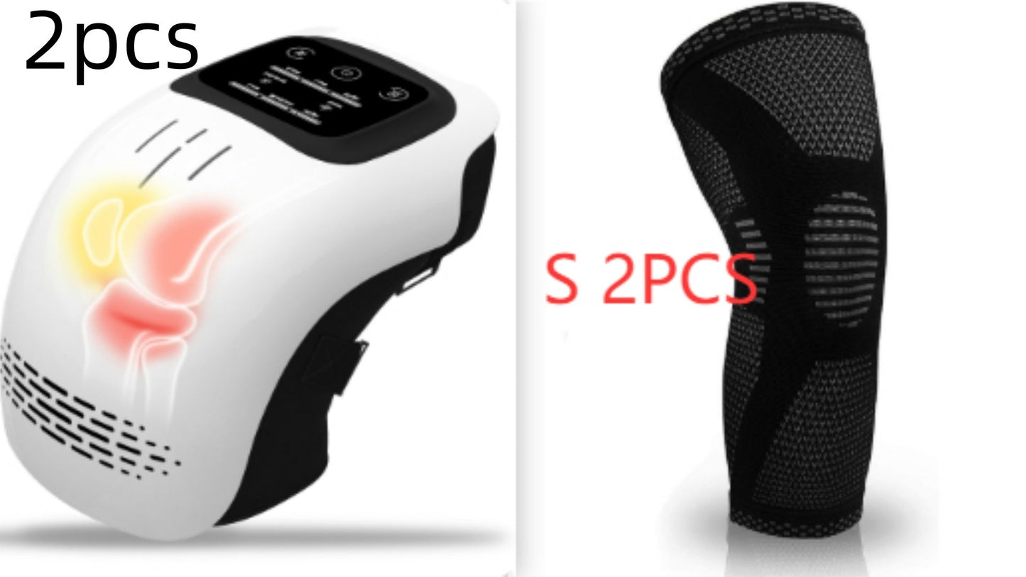 Intelligent Home Use Electric Intelligent Kneading Heating Knee Massager Rechargeable Pain Relief Infrared Laser Vibration Knee Massager - Nexxcart