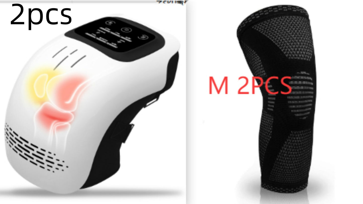 Intelligent Home Use Electric Intelligent Kneading Heating Knee Massager Rechargeable Pain Relief Infrared Laser Vibration Knee Massager - Nexxcart