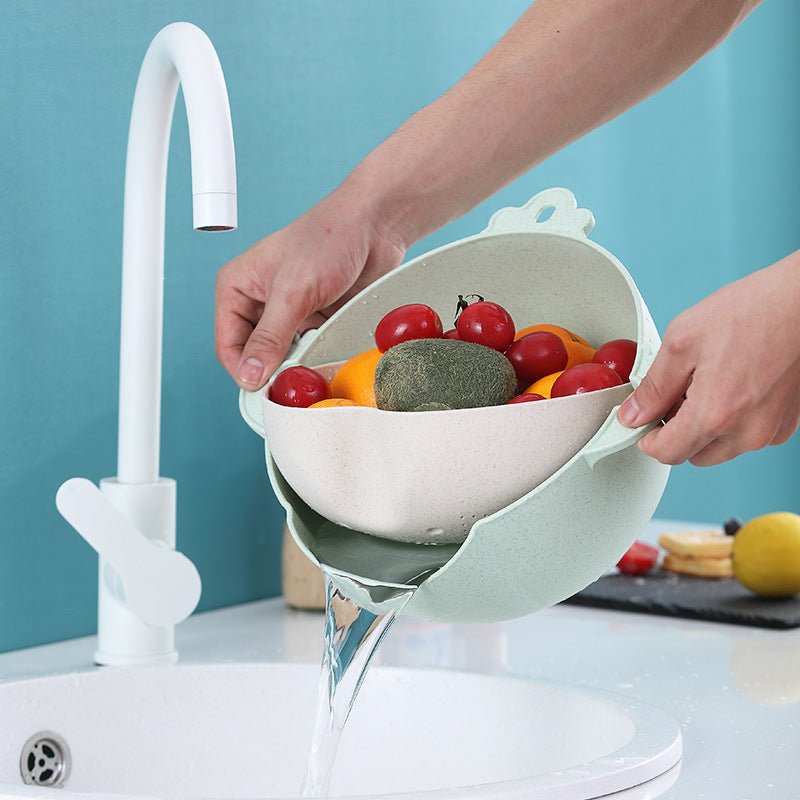 Kitchen double-layer drain basket - Nexxcart