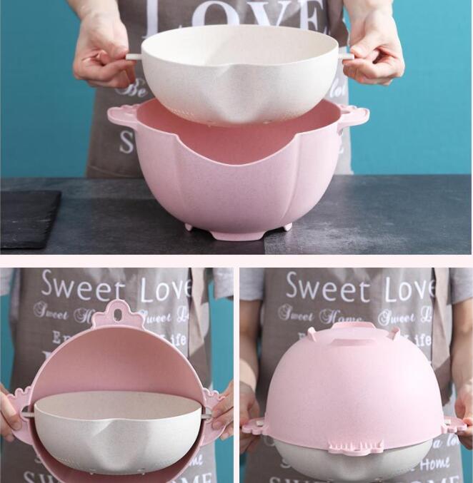 Kitchen double-layer drain basket - Nexxcart