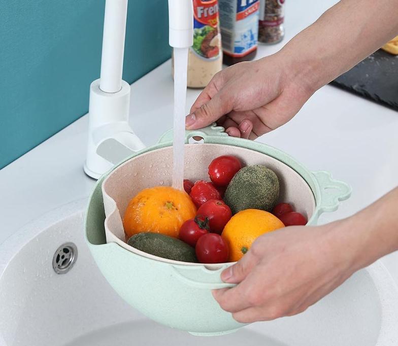 Kitchen double-layer drain basket - Nexxcart
