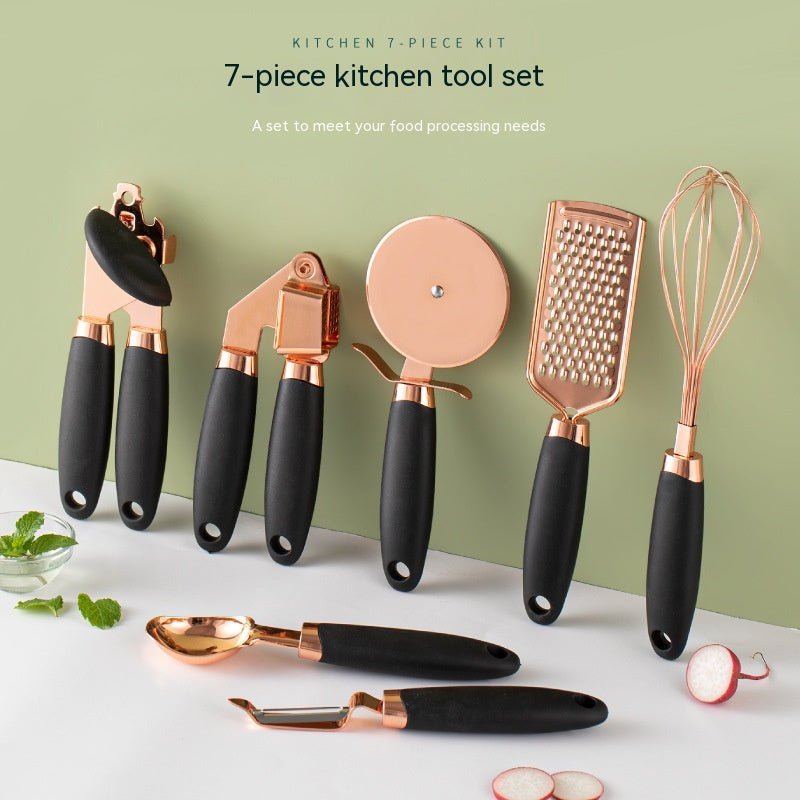Kitchen Household Peeler Gadget Copper Plating Set - Nexxcart