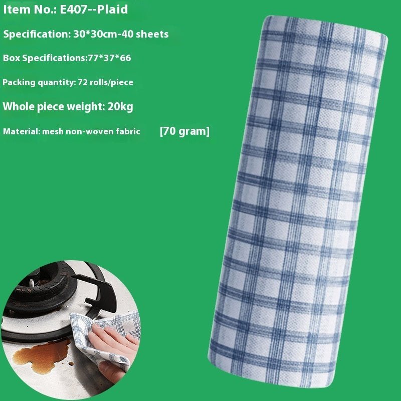 Kitchen Wet And Dry Non-woven Fabric Kitchen Dedicated Disposable Dishcloth - Nexxcart
