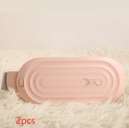 Menstrual Heating Pad Smart Warm Belt Relief Waist Pain Cramps Vibrating Abdominal Massager Electric Waist Belt Device - Nexxcart