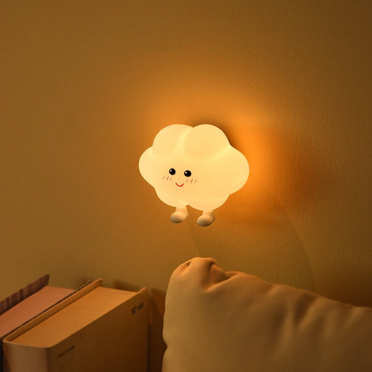 Moon XINGX Cloud Silicone Light Bedroom Cute Pat Magnetic Suction Bedside Lamp Charging - Nexxcart