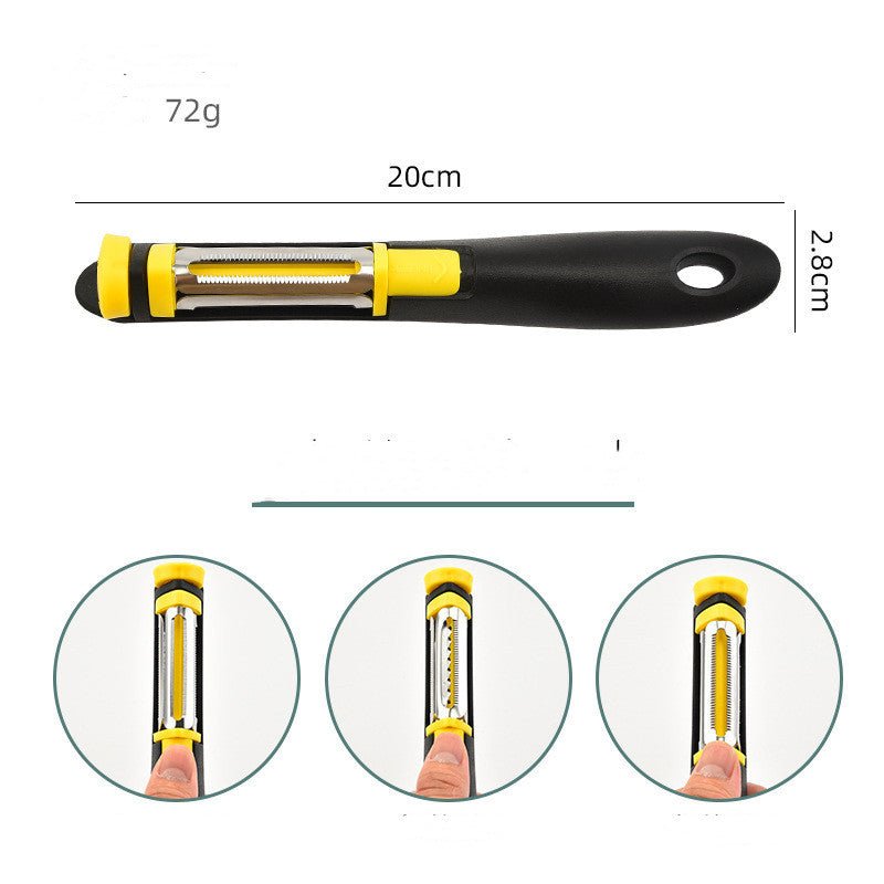 Multifunctional Peeling Knife Stainless Steel Kitchen Fruit Potato Peeler Melon Planing Kitchen Utensils - Nexxcart