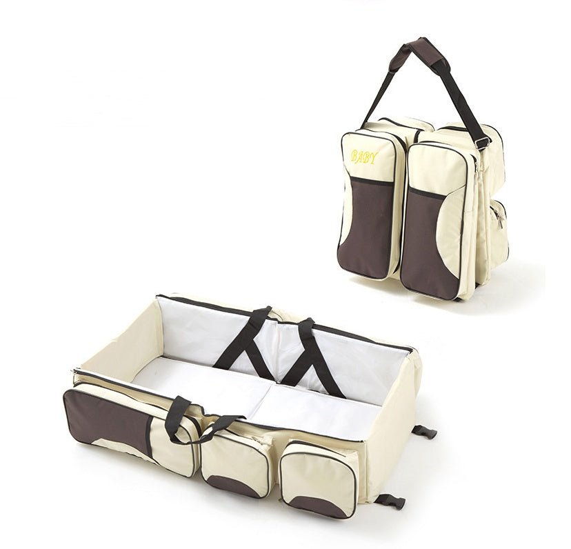New multi function Mommy bag type baby portable bed folding sleeping basket outdoors baby sleeping baby - Nexxcart