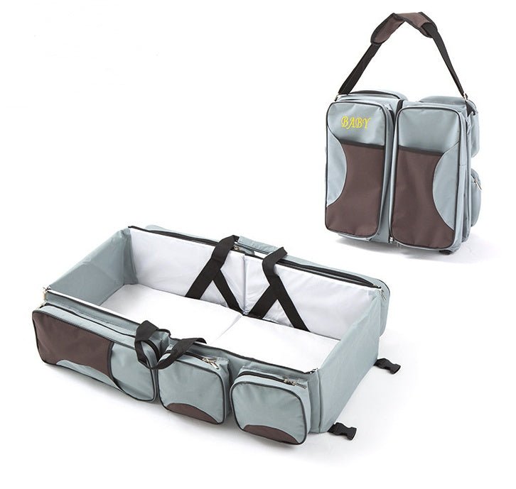 New multi function Mommy bag type baby portable bed folding sleeping basket outdoors baby sleeping baby - Nexxcart