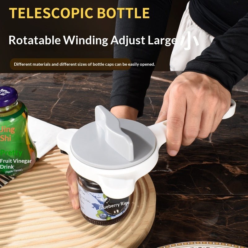 Non-slip, Effortless Can Opener Manual Adjustable Lid Opener - Nexxcart