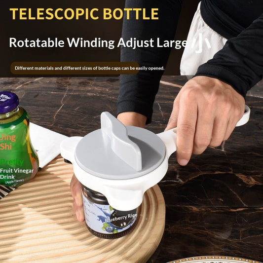 Non-slip, Effortless Can Opener Manual Adjustable Lid Opener - Nexxcart