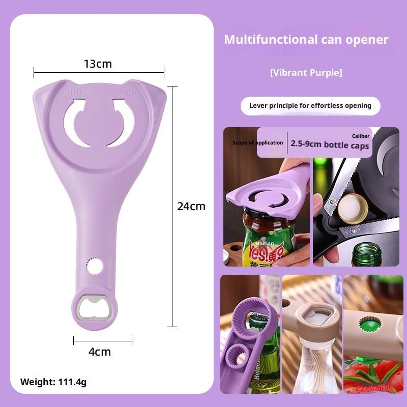 Non-slip, Effortless Can Opener Manual Adjustable Lid Opener - Nexxcart
