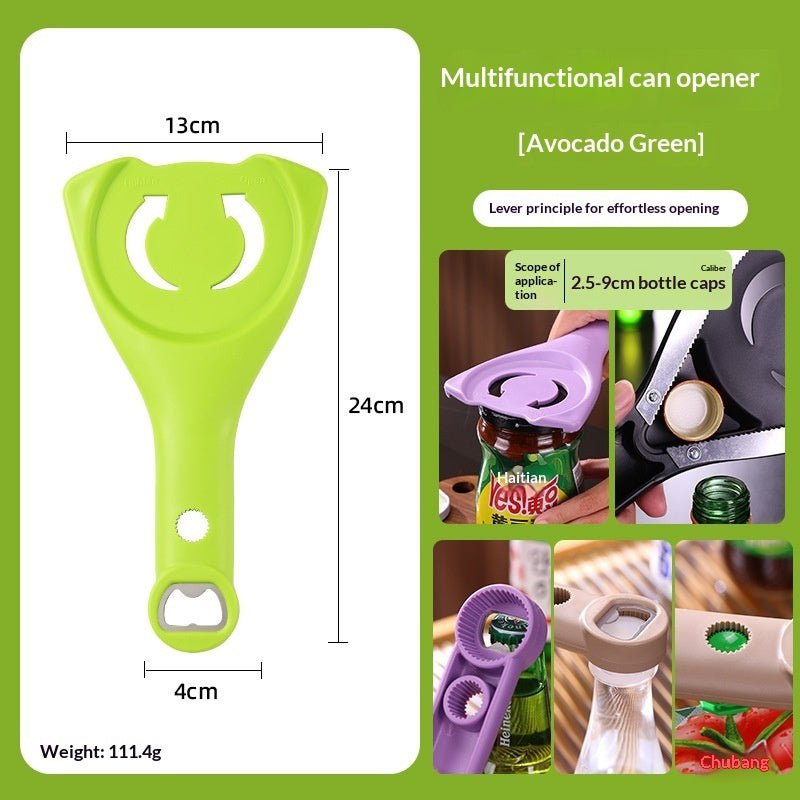 Non-slip, Effortless Can Opener Manual Adjustable Lid Opener - Nexxcart