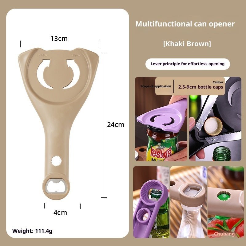 Non-slip, Effortless Can Opener Manual Adjustable Lid Opener - Nexxcart