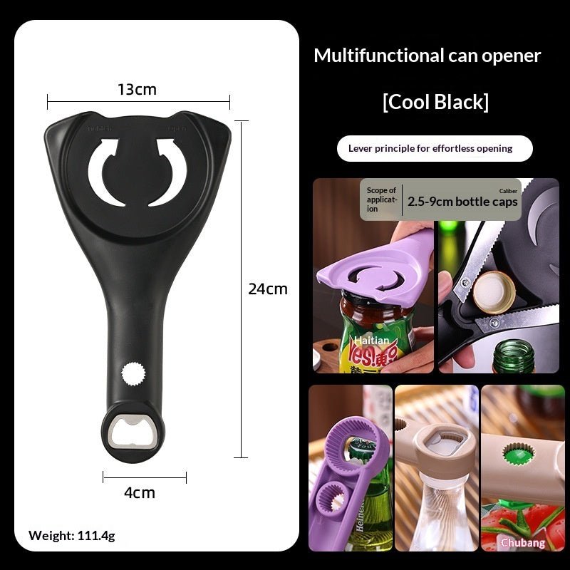 Non-slip, Effortless Can Opener Manual Adjustable Lid Opener - Nexxcart