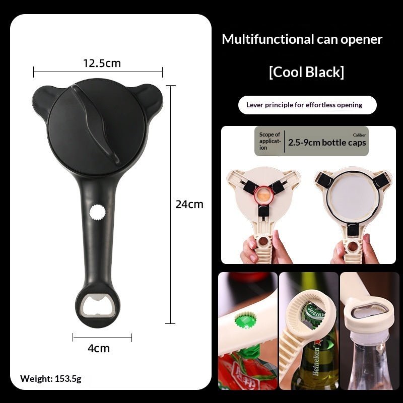 Non-slip, Effortless Can Opener Manual Adjustable Lid Opener - Nexxcart