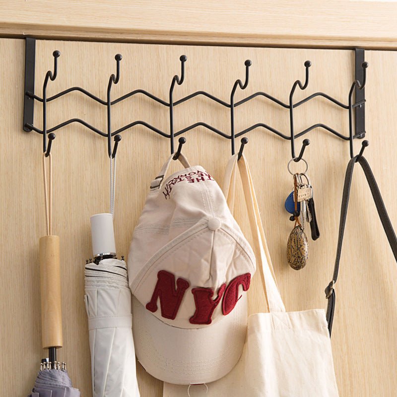 Punch - Free Door - Back Racks, Strong And Seamless, Double - Row Hangers Behind The Door - Nexxcart