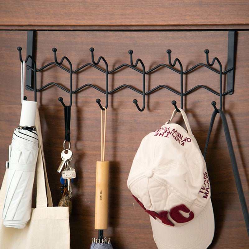 Punch - Free Door - Back Racks, Strong And Seamless, Double - Row Hangers Behind The Door - Nexxcart