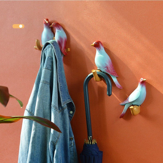 Simple And Creative Bird Punch Free Hanger - Nexxcart