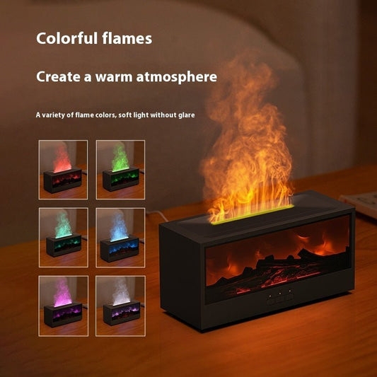 Simulated 3D Fireplace Flame Aroma Diffuser - Nexxcart