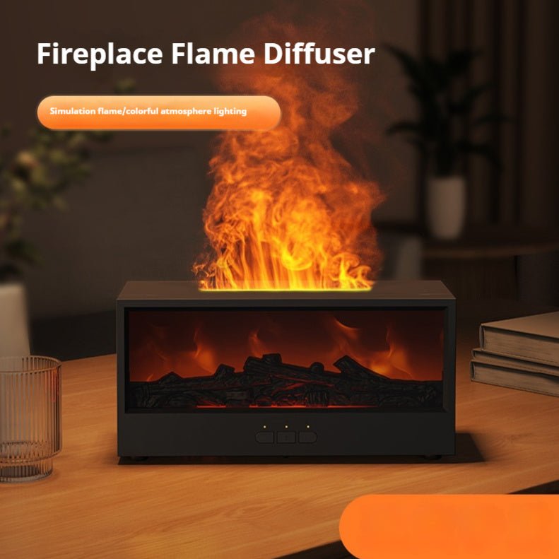 Simulated 3D Fireplace Flame Aroma Diffuser - Nexxcart
