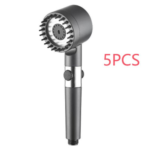 The Third Gear Adjustable Strong Supercharged Shower Head Household Bath Shower Hose Shower Head - Nexxcart