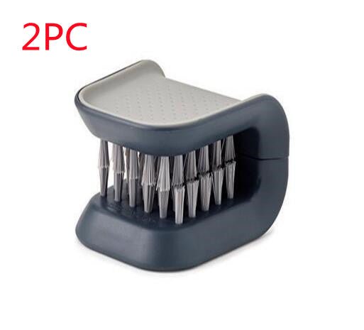 U-Shaped Knife And Cutlery Cleaner Brush Home Kitchen Cleaning Brushes Bristle Scrub Kitchen Washing - Nexxcart